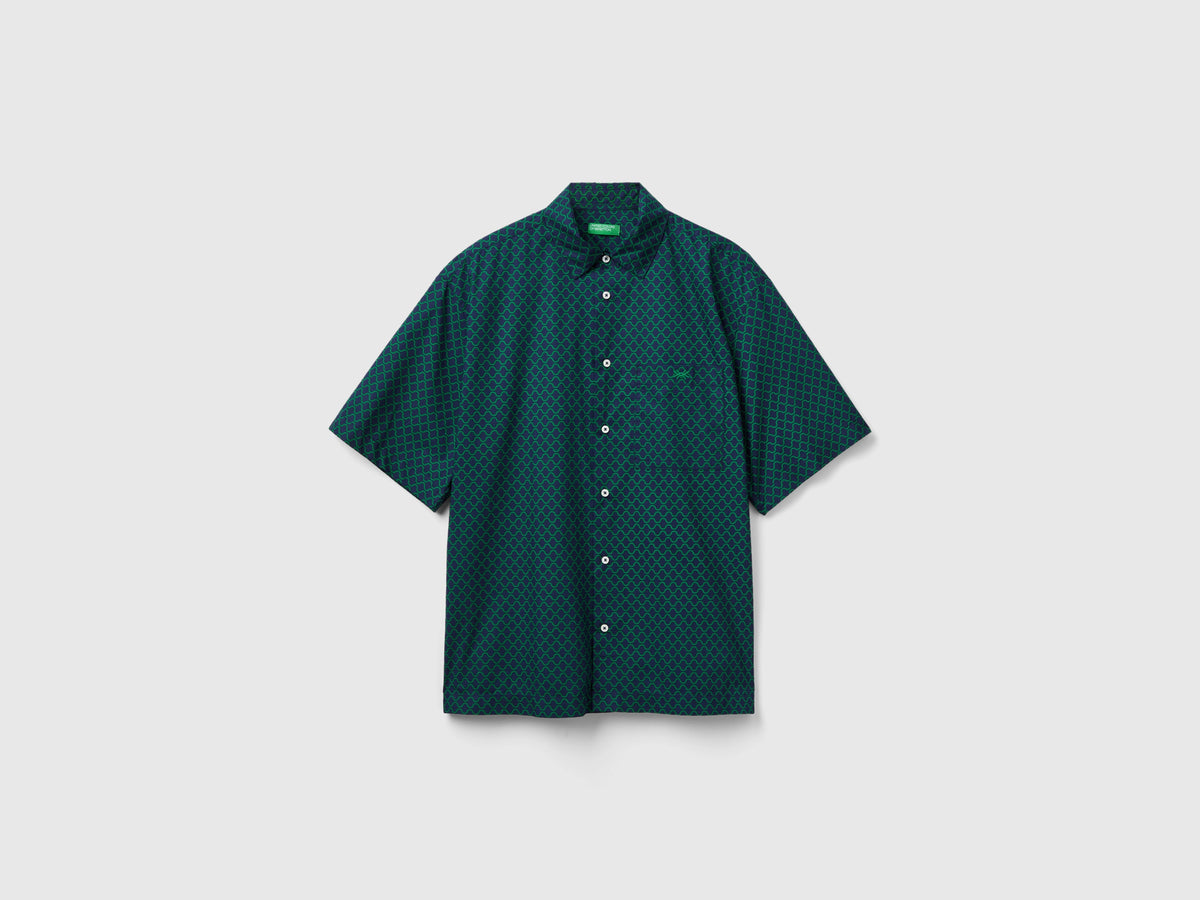 Camicia con motivo onde