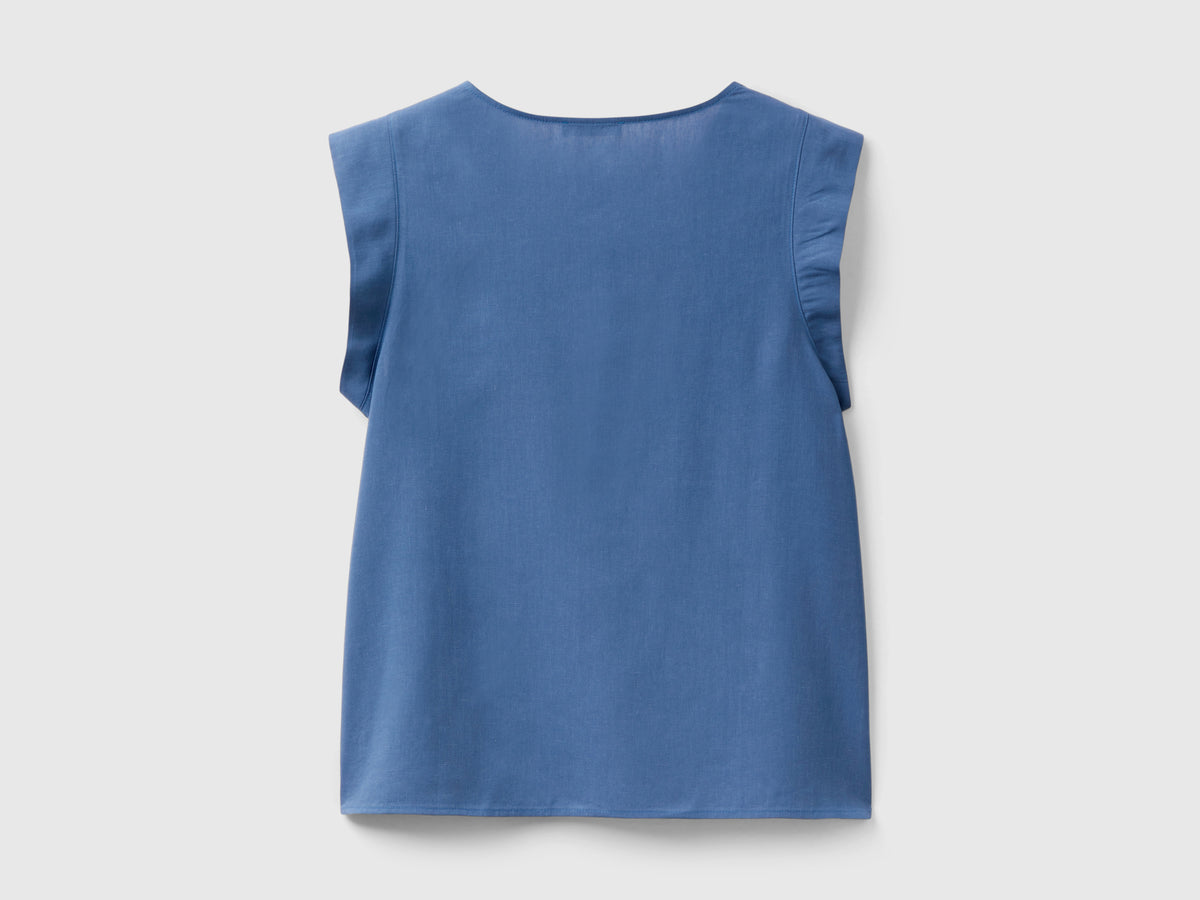 Blusa con scollo a V