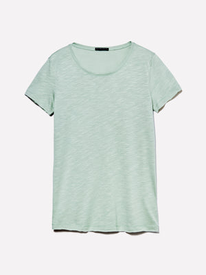 T-shirt con taglio a vivo