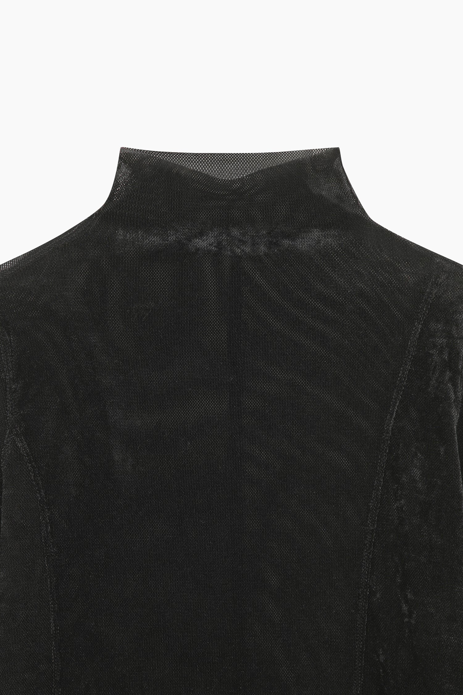 Lupetto in velluto da donna nero 3 | Sisley Outlet