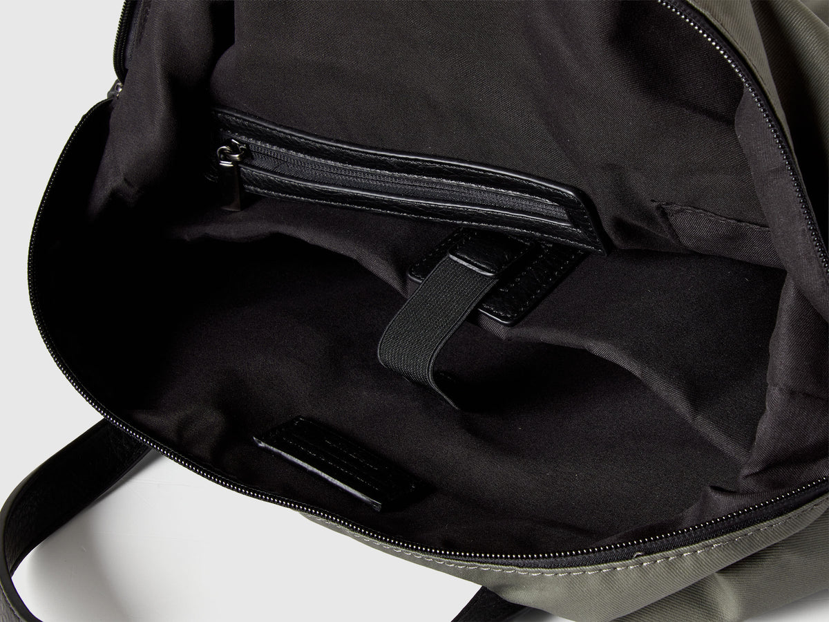 Borsa Messenger in tessuto spalmato