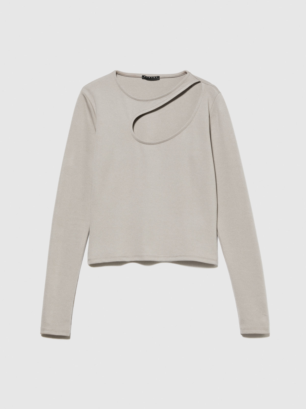 T-shirt slim fit con oblò