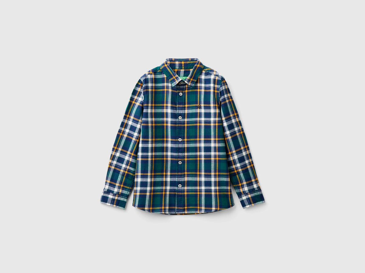 Camicia scozzese 100% cotone