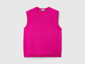 Gilet in pura lana Merino
