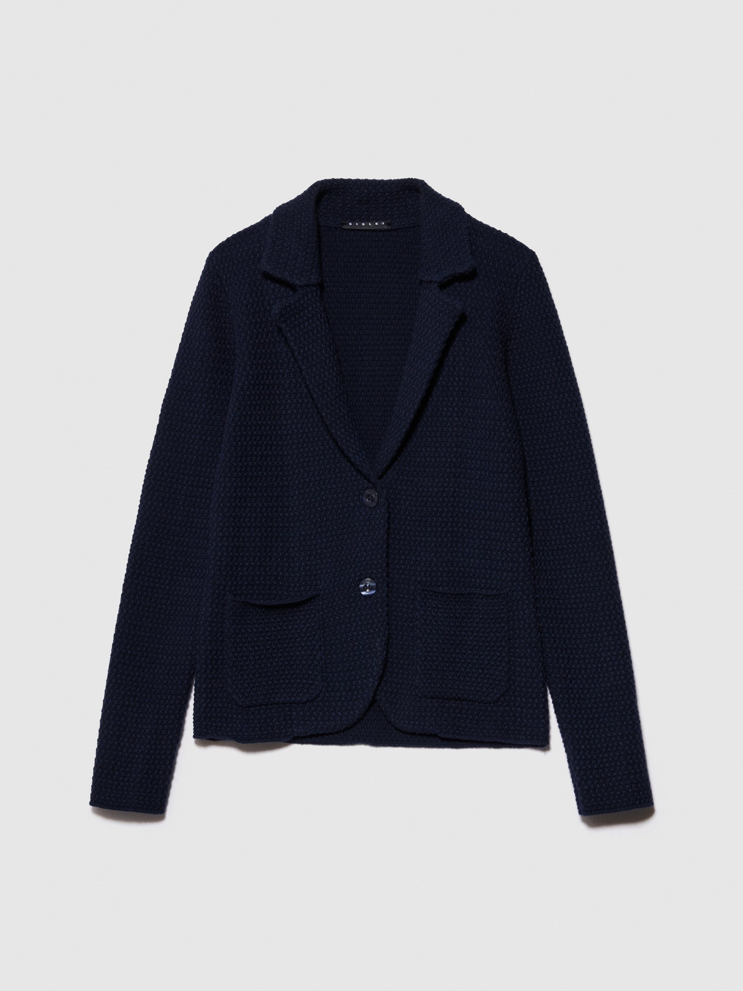Blazer in maglia da donna blu scuro | Sisley Outlet