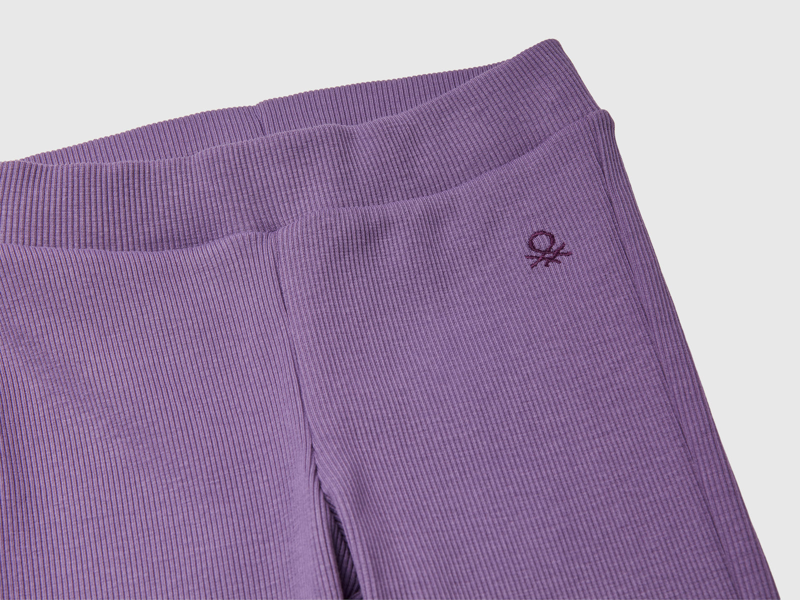 Leggings a zampa da bambina viola 3 | Benetton Outlet