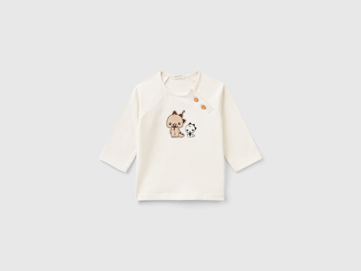 Maglietta in caldo cotone stretch