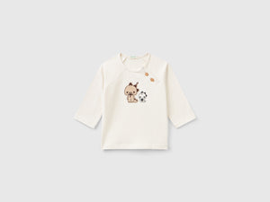 Maglietta in caldo cotone stretch