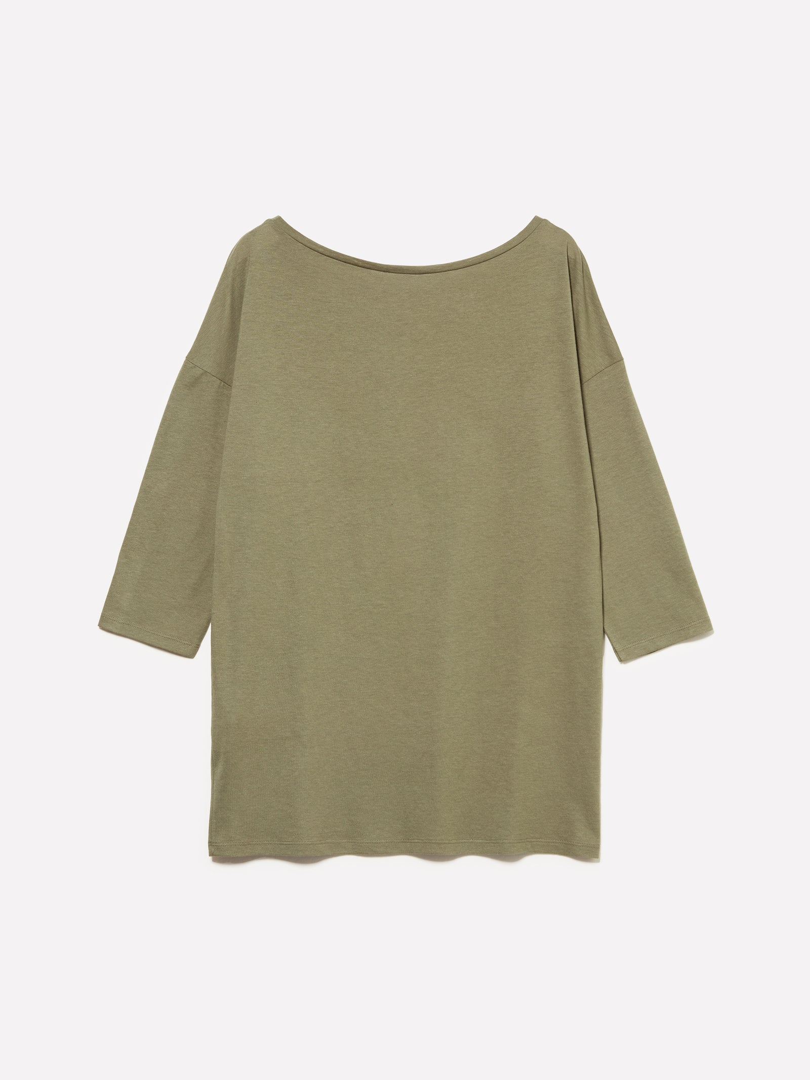 T-shirt con scollo a barca da donna verde militare 2 | Sisley Outlet