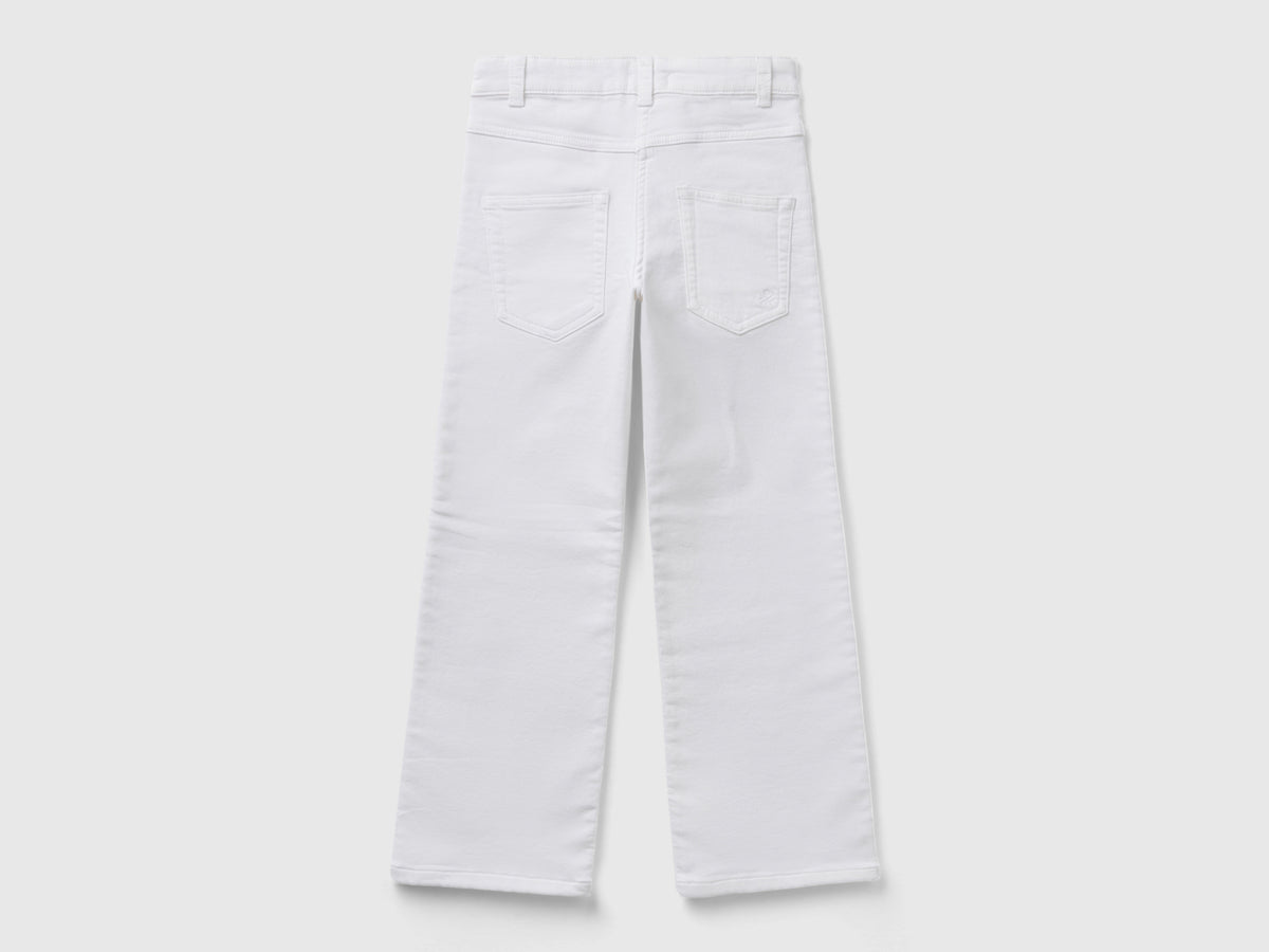 Pantaloni a zampa stretch