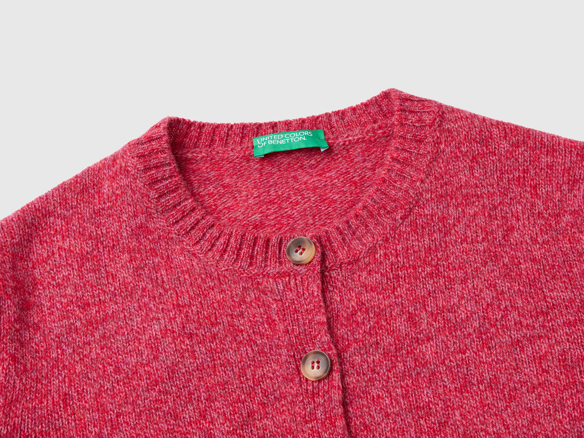 Cardigan in pura lana Shetland