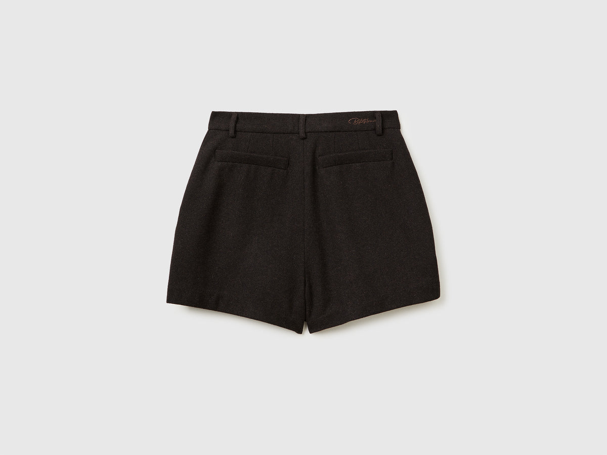 Shorts in misto lana