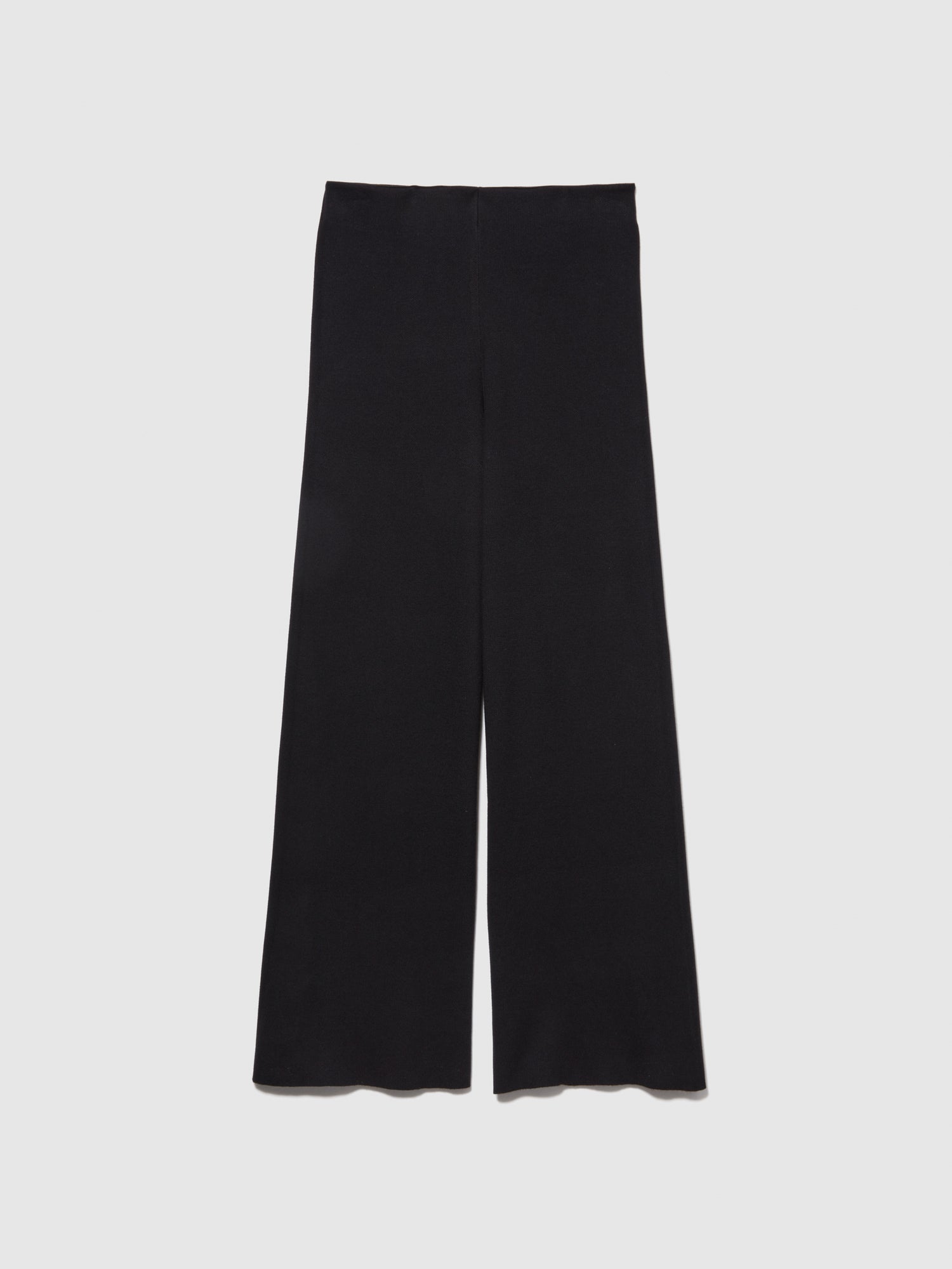Pantaloni in maglia da donna nero | Sisley Outlet