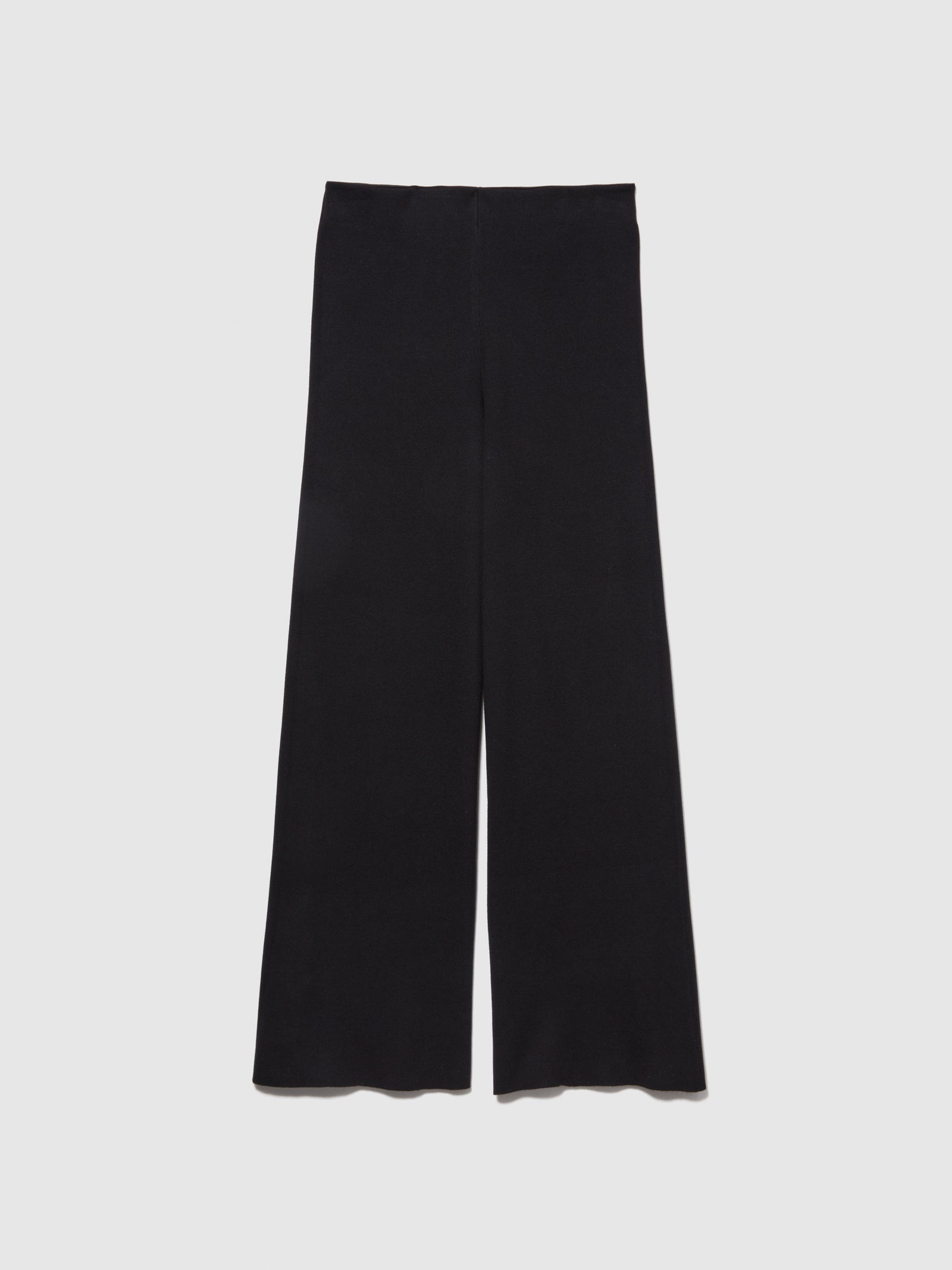 Pantaloni in maglia da donna nero | Sisley Outlet