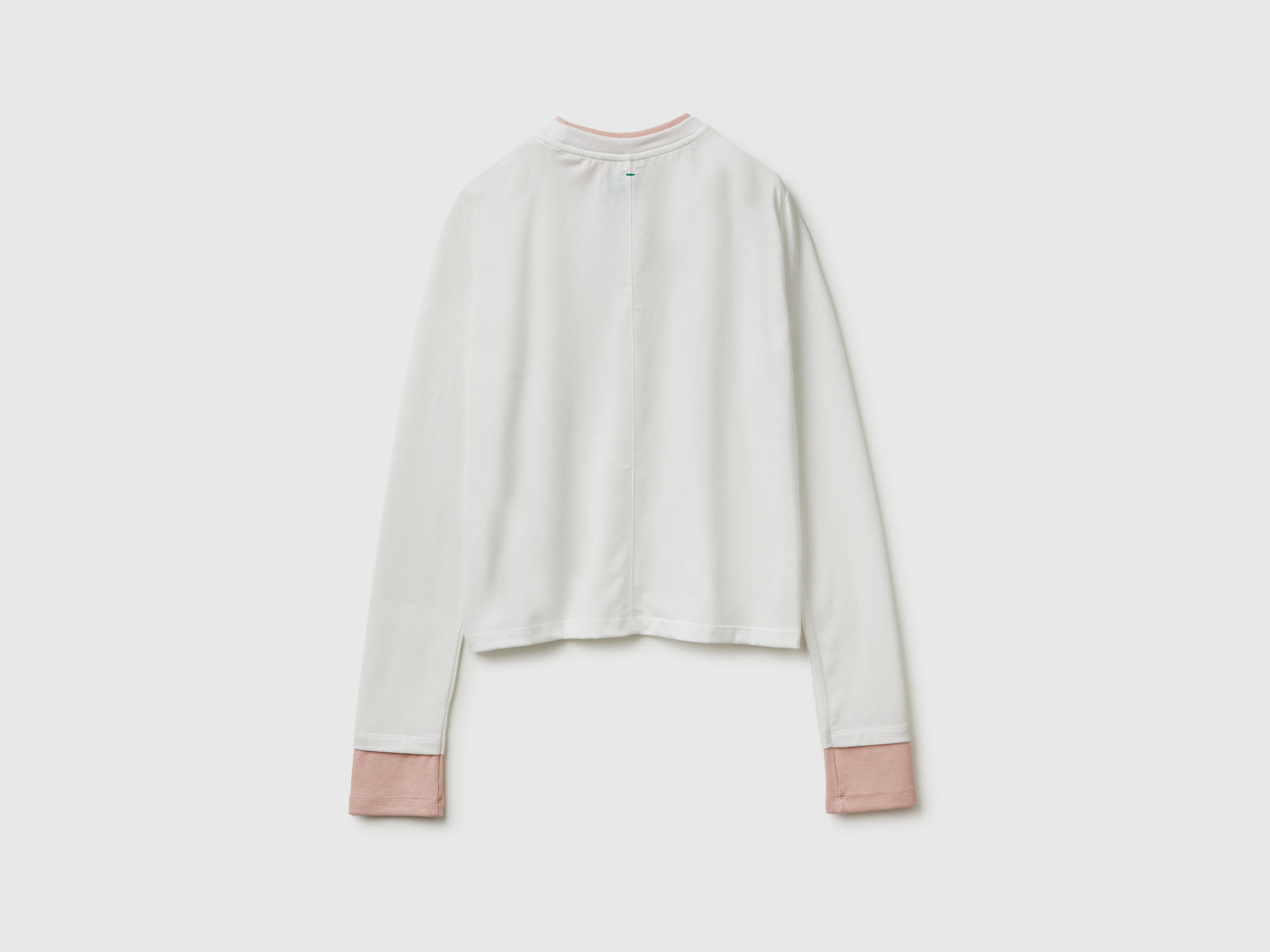 T-shirt slim fit da donna bianco 2 | Benetton Outlet