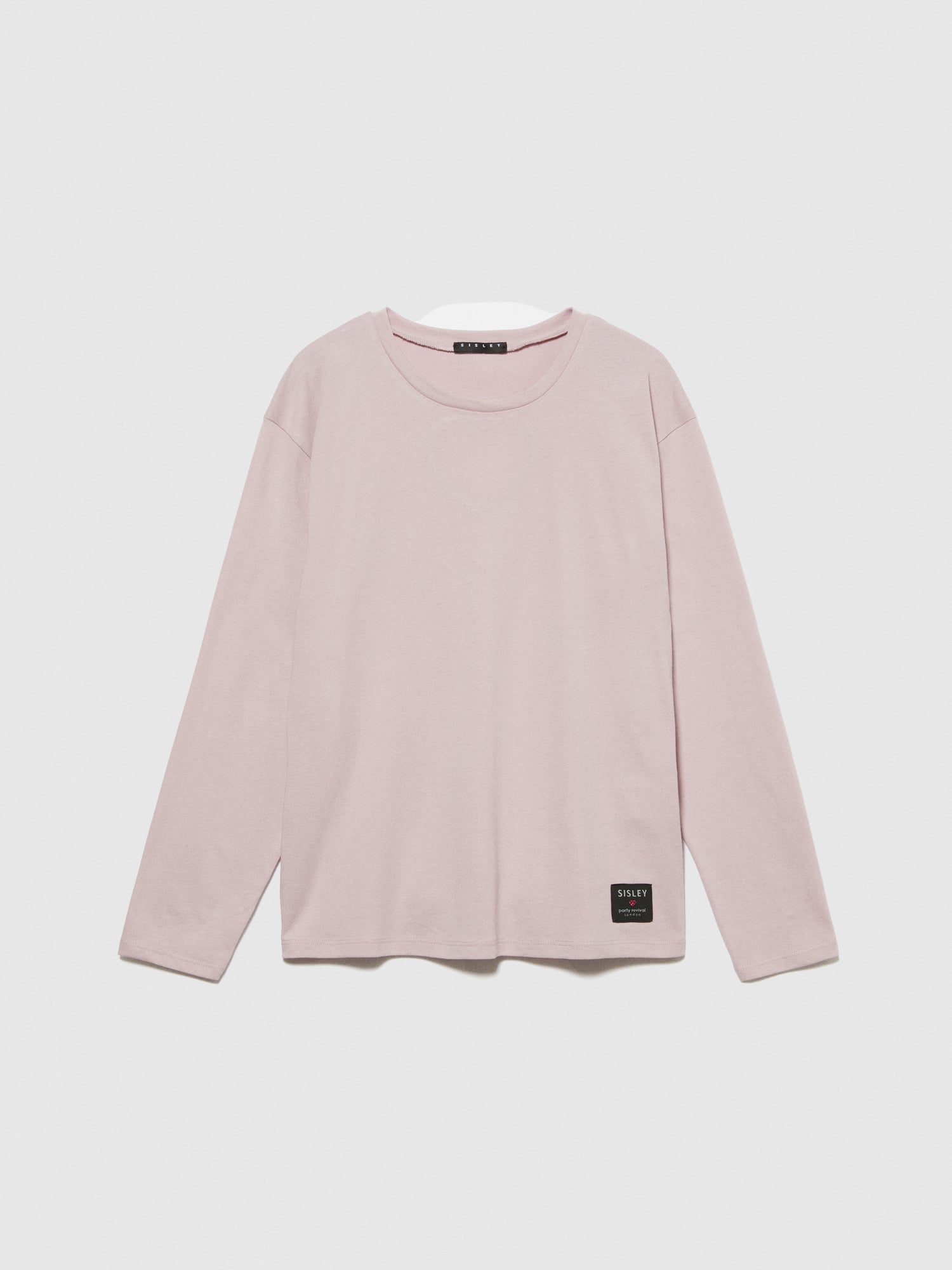 T-shirt con cuore cut-out da bambina rosa | Sisley young Outlet