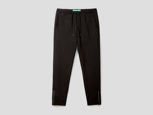 Pantaloni sportivi con zip laterali