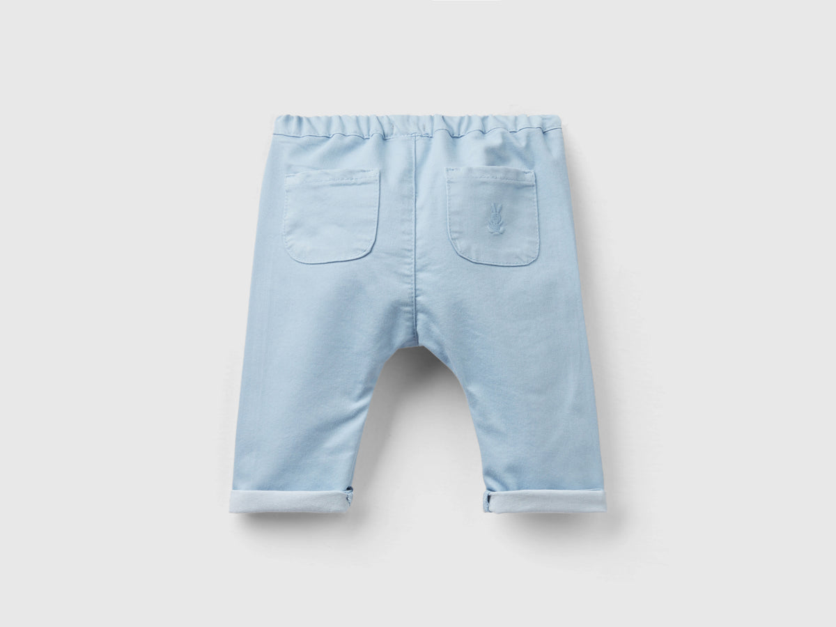 Pantaloni in misto cotone stretch