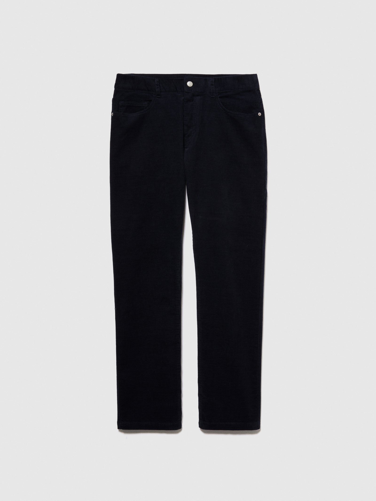 Pantaloni in velluto da uomo blu scuro | Sisley Outlet