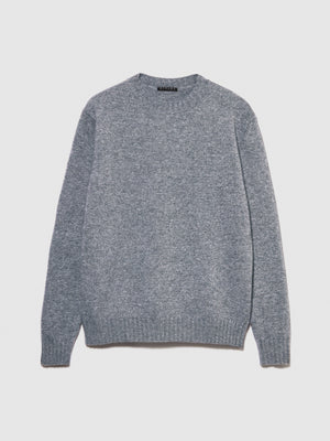 Maglia girocollo in misto lana