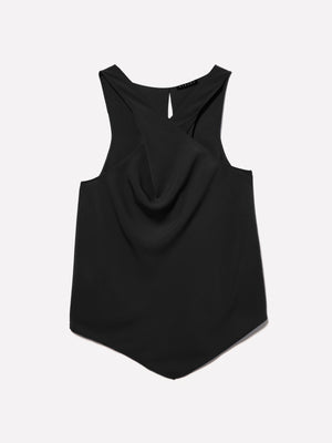 Top con scollo twisted