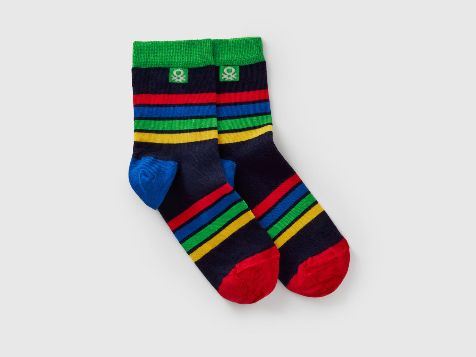 Calzini alti fantasia da uomo multi-color | Benetton Outlet
