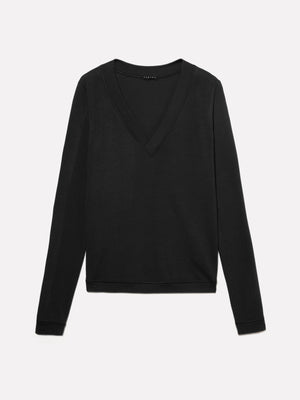 T-shirt slim fit a maniche lunghe