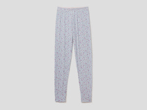 Pantaloni fluidi a fiori