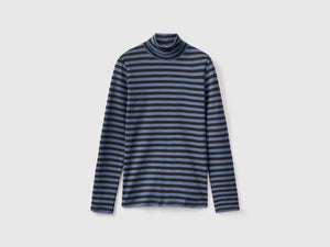 T-shirt lupetto a righe