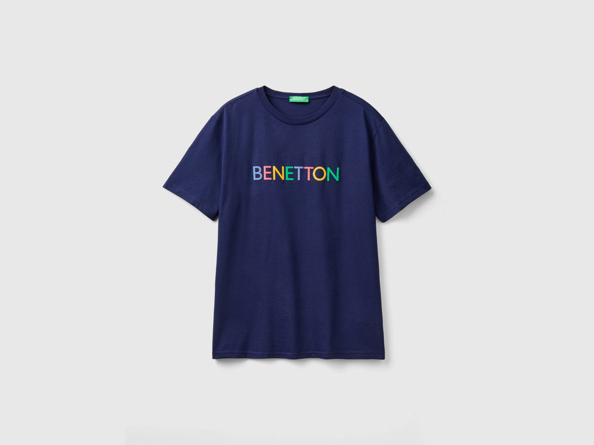 T-shirt in cotone bio con logo