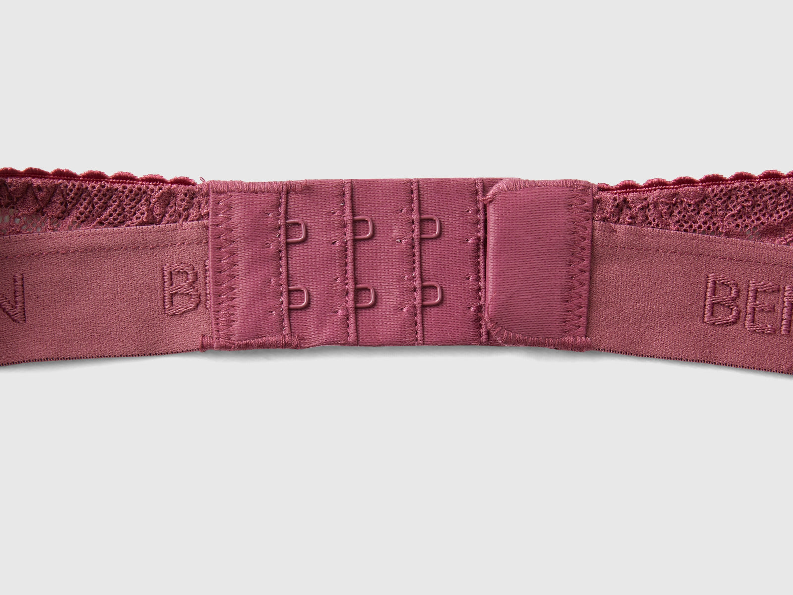 Reggiseno push up in pizzo stretch da donna bordeaux 3 | Benetton Outlet