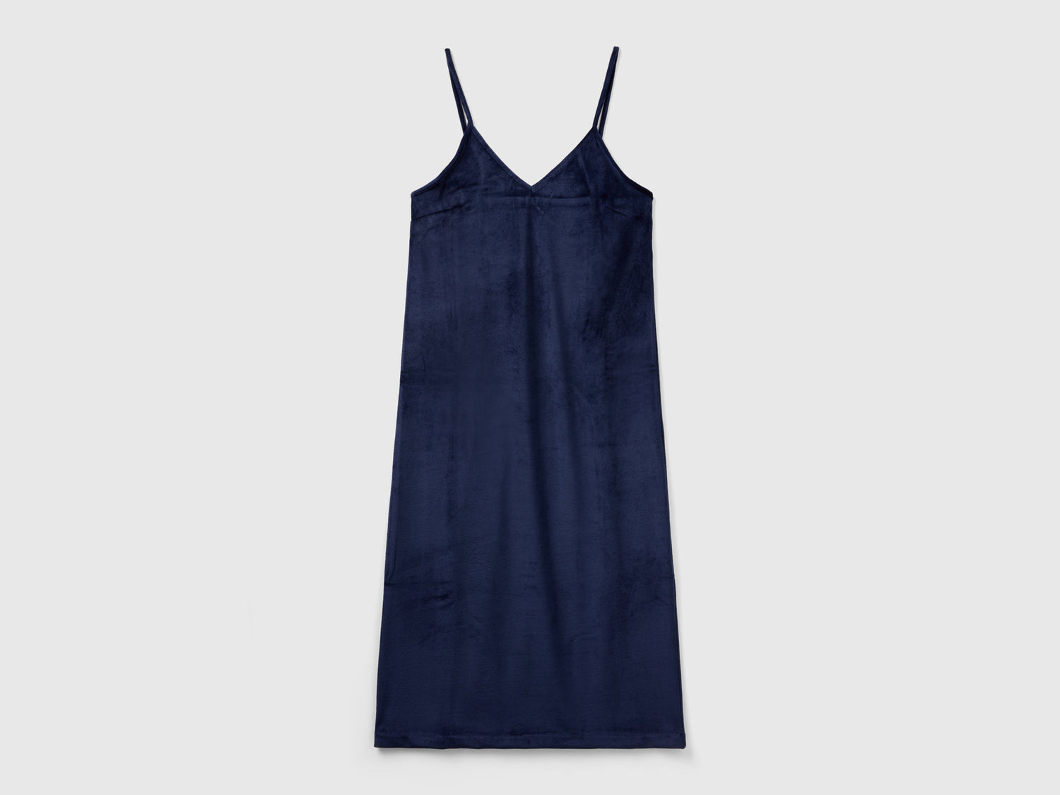 Sottoveste in velour da donna blu scuro | Benetton Outlet
