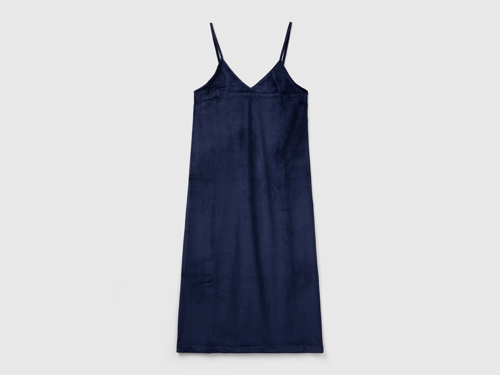 Sottoveste in velour da donna blu scuro | Benetton Outlet