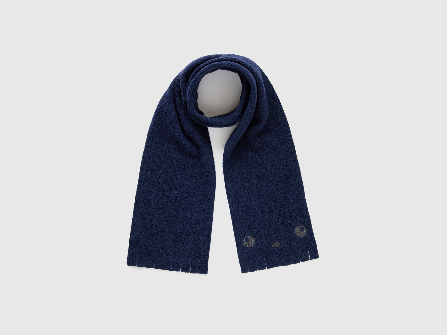 Sciarpa in morbido pile da neonato blu scuro | Benetton Outlet