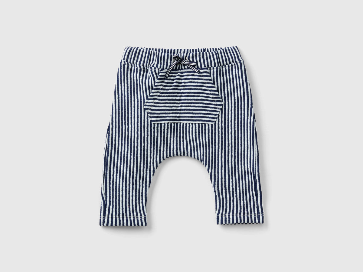 Pantaloni a righe con tasca