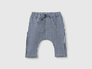 Pantaloni a righe con tasca