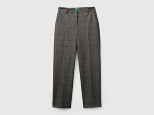 Pantaloni regular fit principe di Galles
