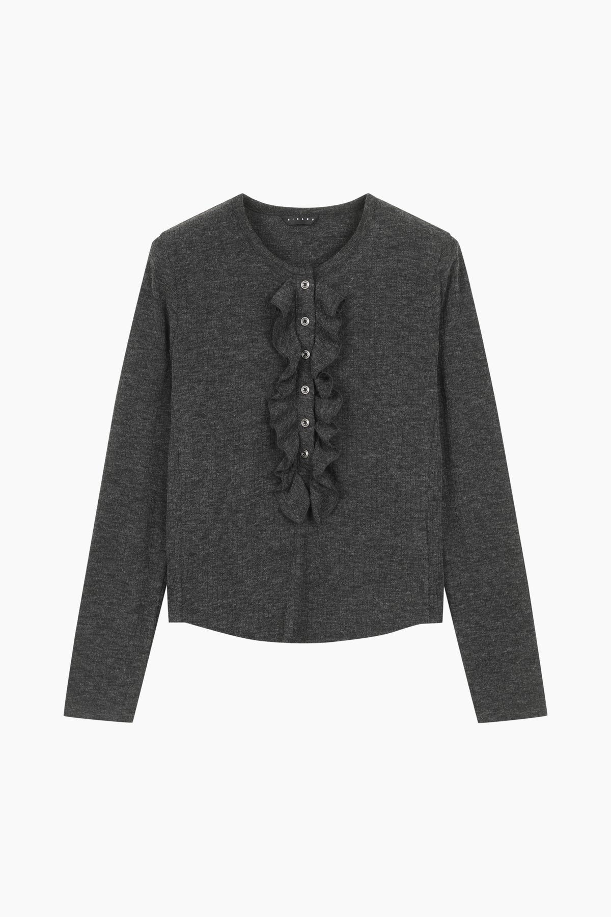 Cardigan con rouches