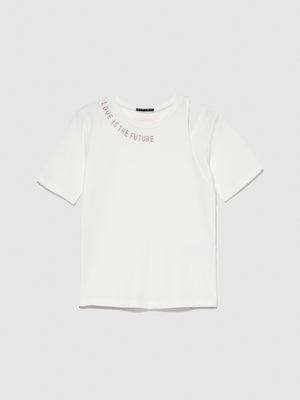 T-shirt con cut-out