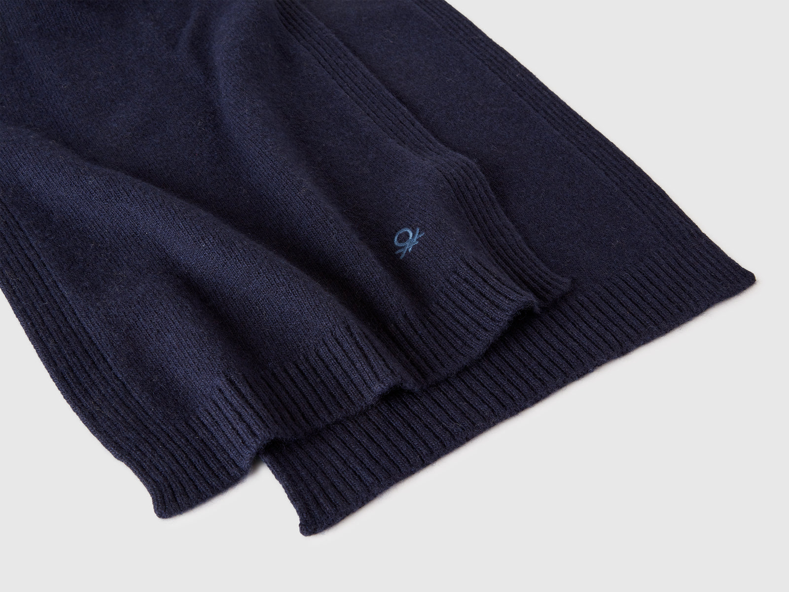 Sciarpa in misto cashmere da donna blu scuro 2 | Benetton Outlet