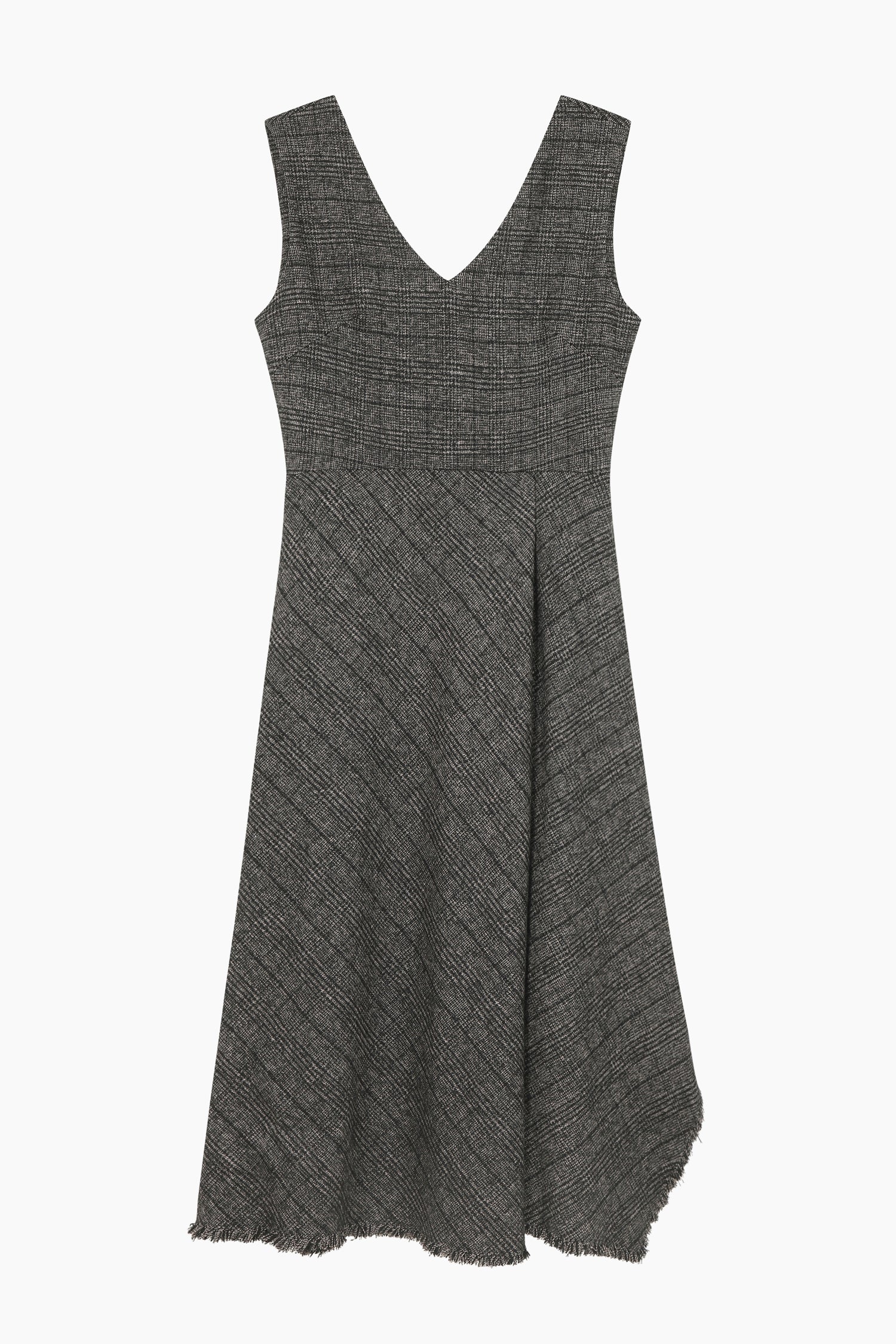 Vestito tartan da donna grigio | Sisley Outlet