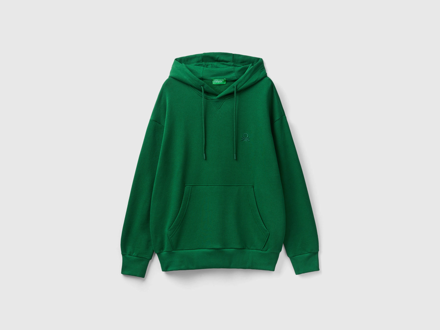 Calda felpa con cappuccio da uomo verde | Benetton Outlet