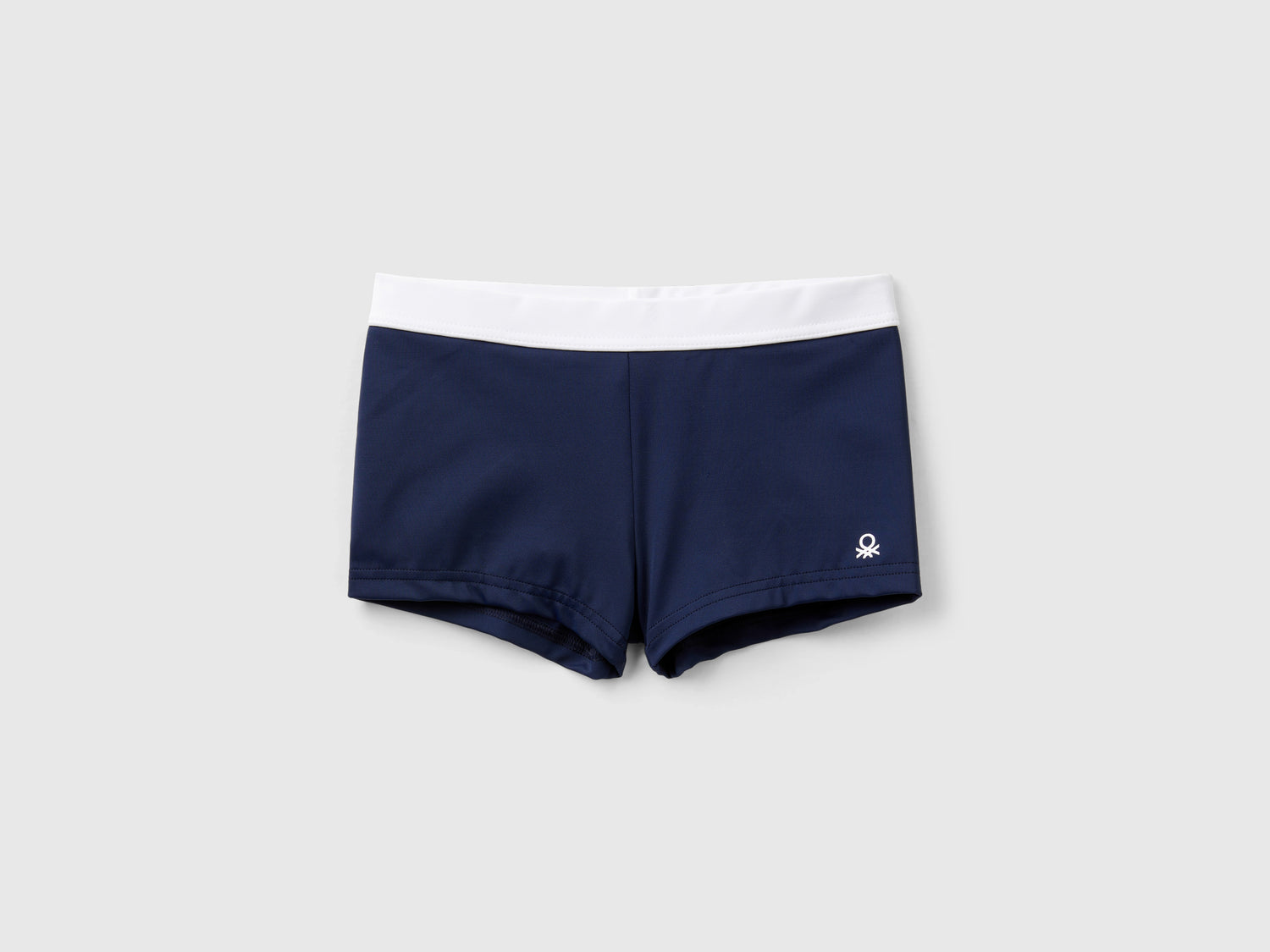 Costume boxer con coulisse in ECONYL® da bambino blu scuro | Benetton Outlet