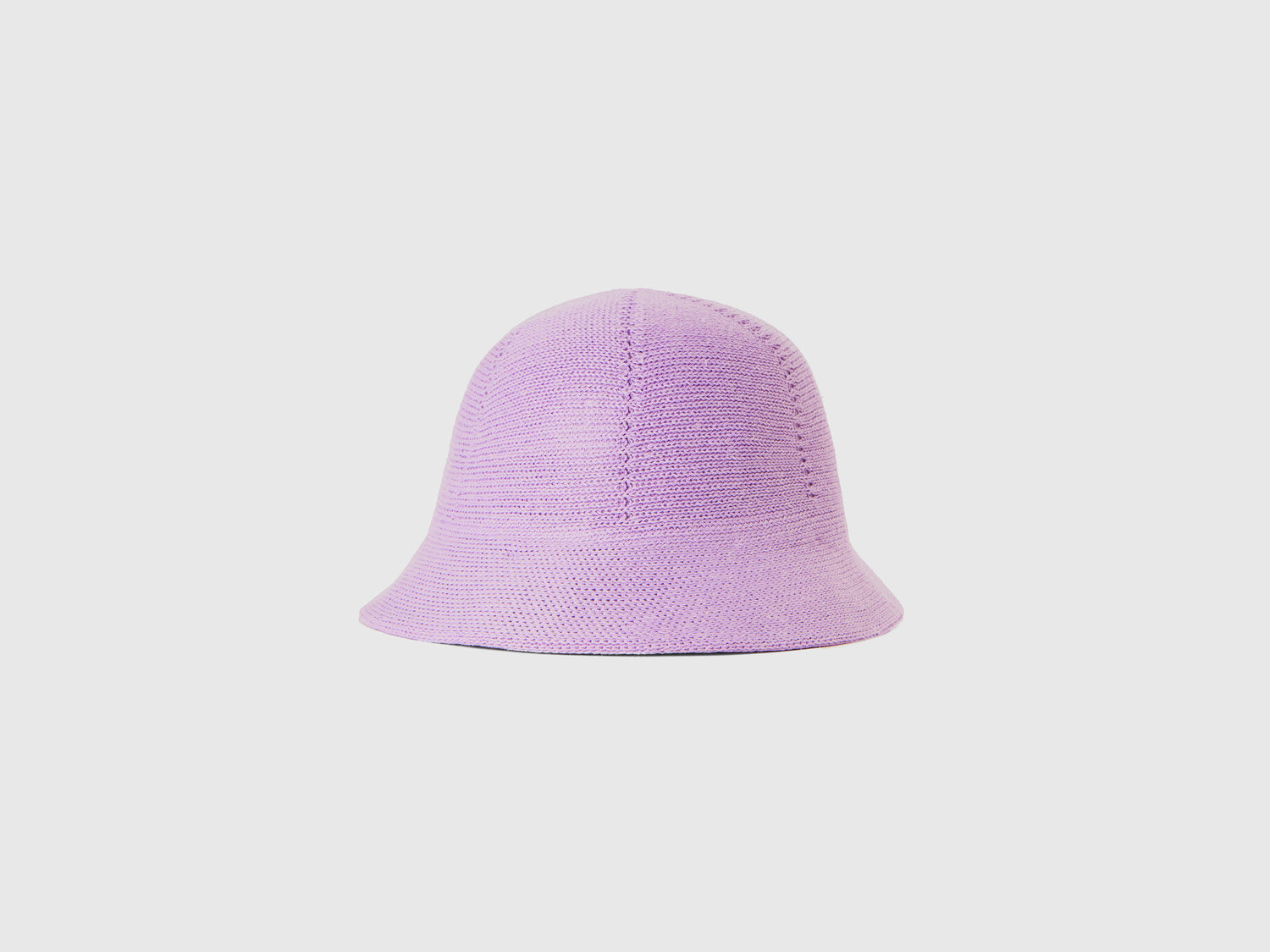 Cappello a campana in misto lino da bambina lilla | Benetton Outlet