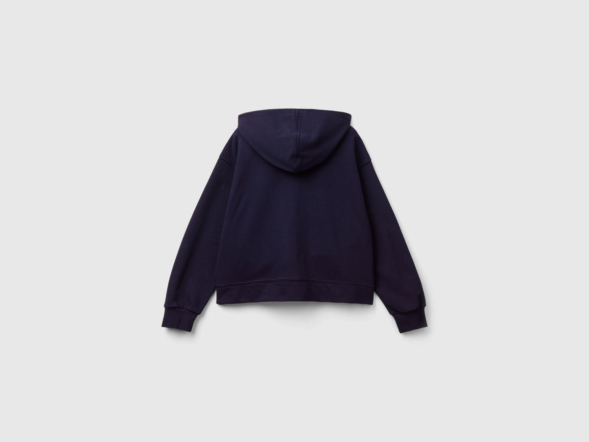Felpa con cappuccio e zip