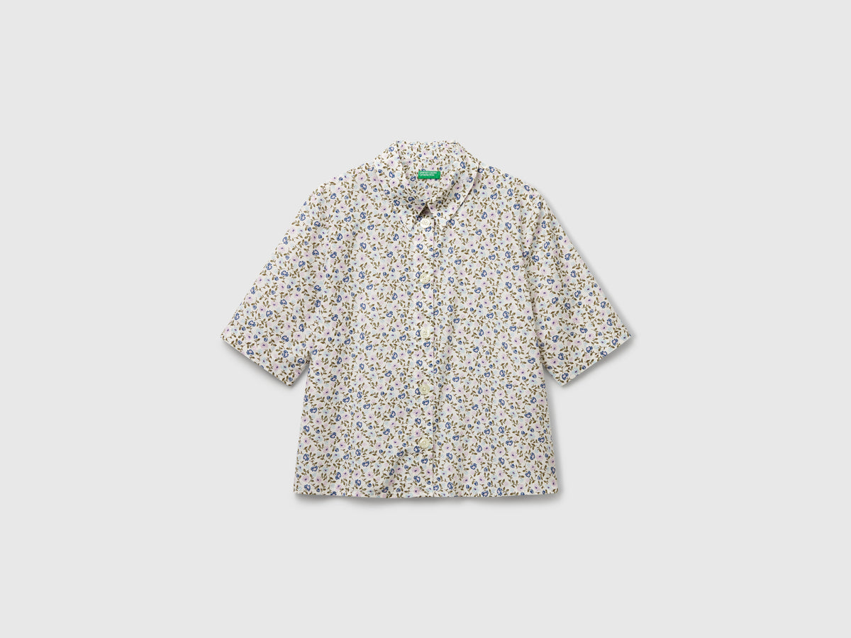 Camicia fantasia a manica corta