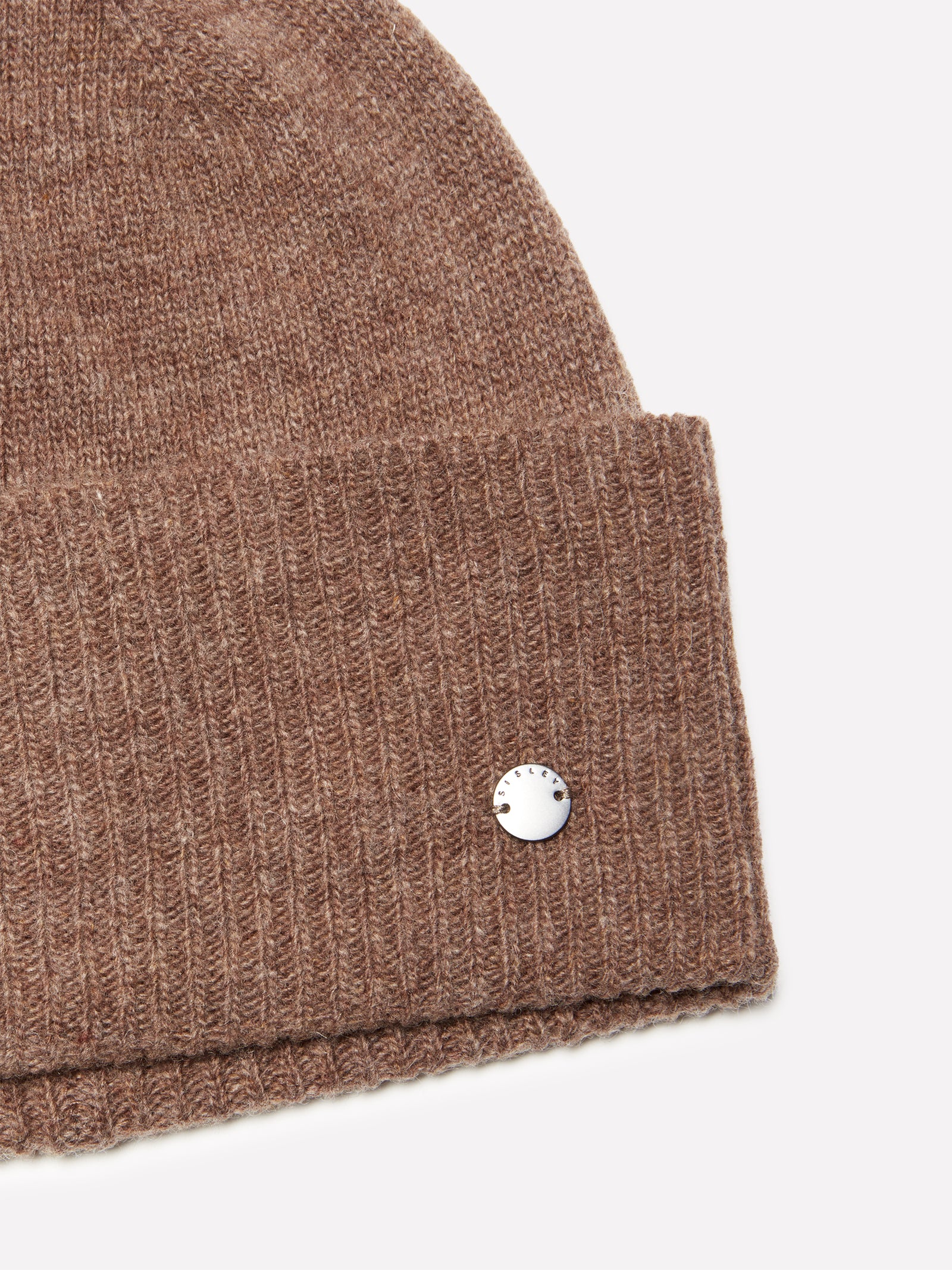Berretto chiaro in maglia da uomo marrone 2 | Sisley Outlet