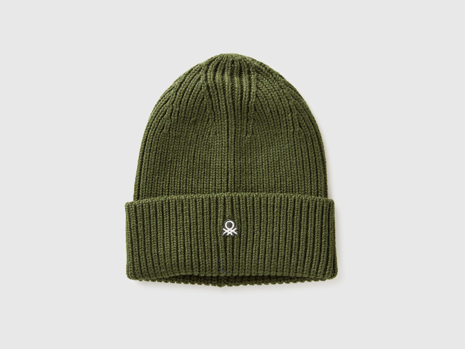Cappello in misto lana da uomo verde oliva | Benetton Outlet