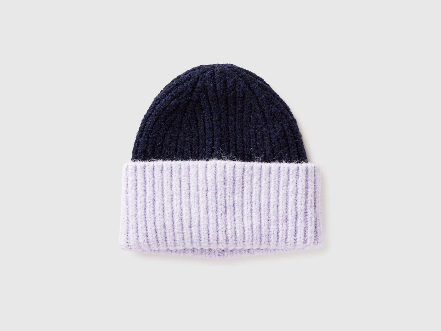 Cappello in misto lana da donna blu scuro | Benetton Outlet