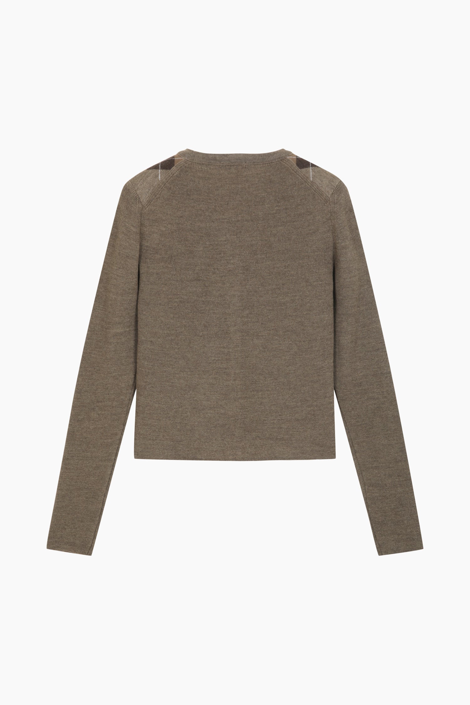 Cardigan con rombi da donna marrone 2 | Sisley Outlet